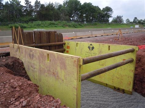 steel trench box for rent|temporary shoring rental.